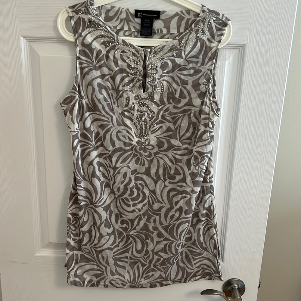 INC International Concepts Sequined Top.
